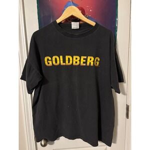 vintage 90s WCW Goldberg Who's Next Mens Black T Shirt XL Wrestling